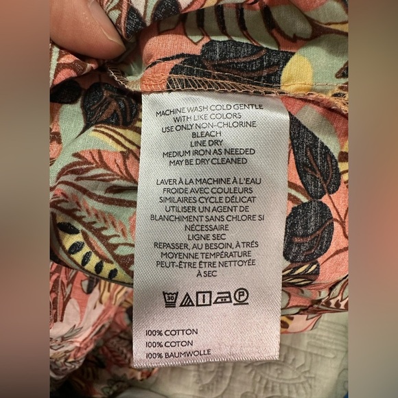 NEW Anthropologie Somerset Maxi Dress Sz XS Boho Floral Tiered Pockets Pink/Rose - Picture 7 of 10